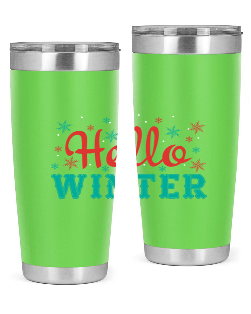 Hello Winter 182#- winter- Tumbler