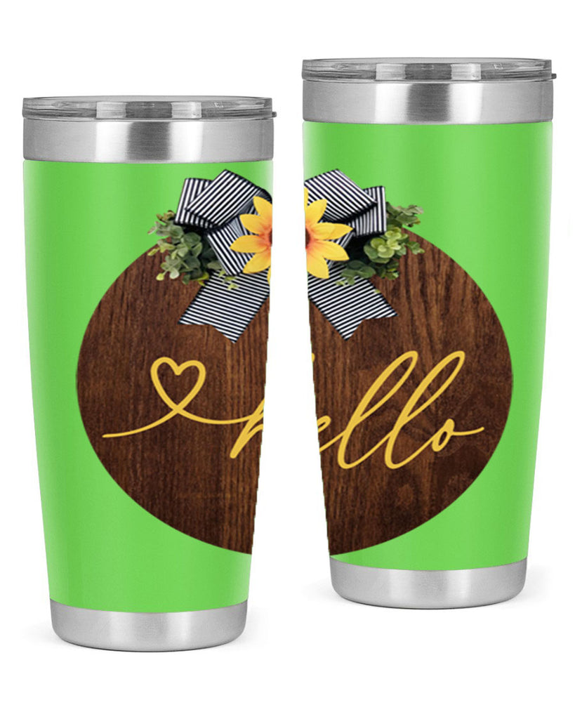 Hello heart Mockup182#- spring- Tumbler