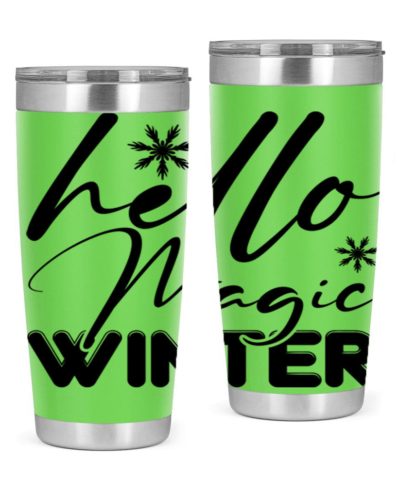 Hello magic winter 178#- winter- Tumbler