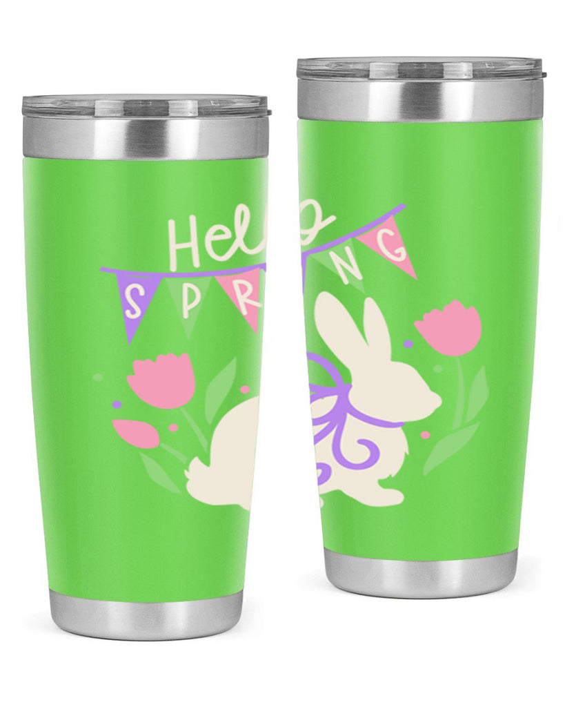 Hello spring bunny193#- spring- Tumbler