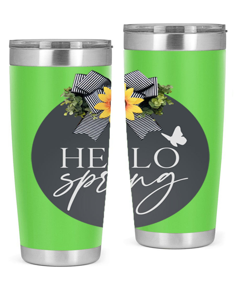 Hello spring butterfly Mockup194#- spring- Tumbler