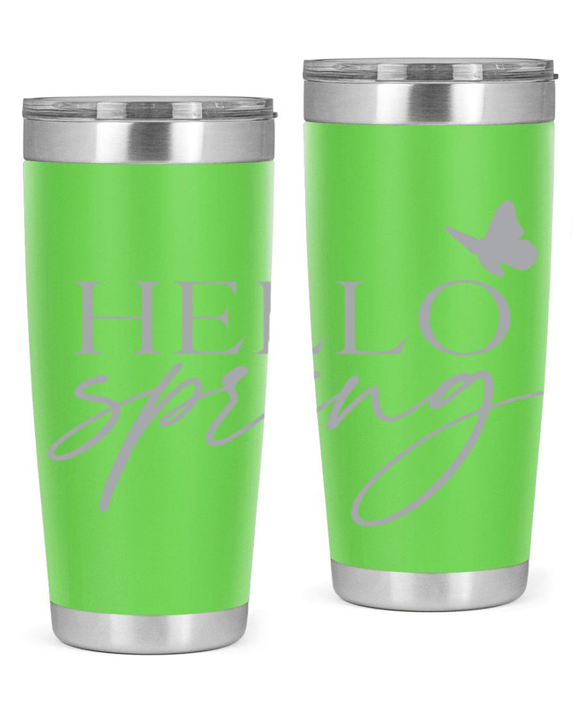 Hello spring butterfly195#- spring- Tumbler