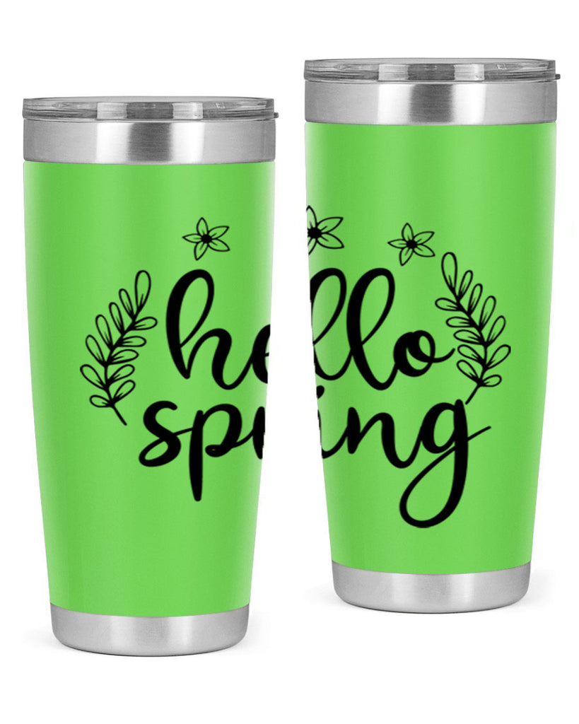 Hello spring design  221#- spring- Tumbler