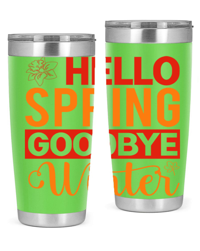 Hello spring goodbye winter 197#- spring- Tumbler