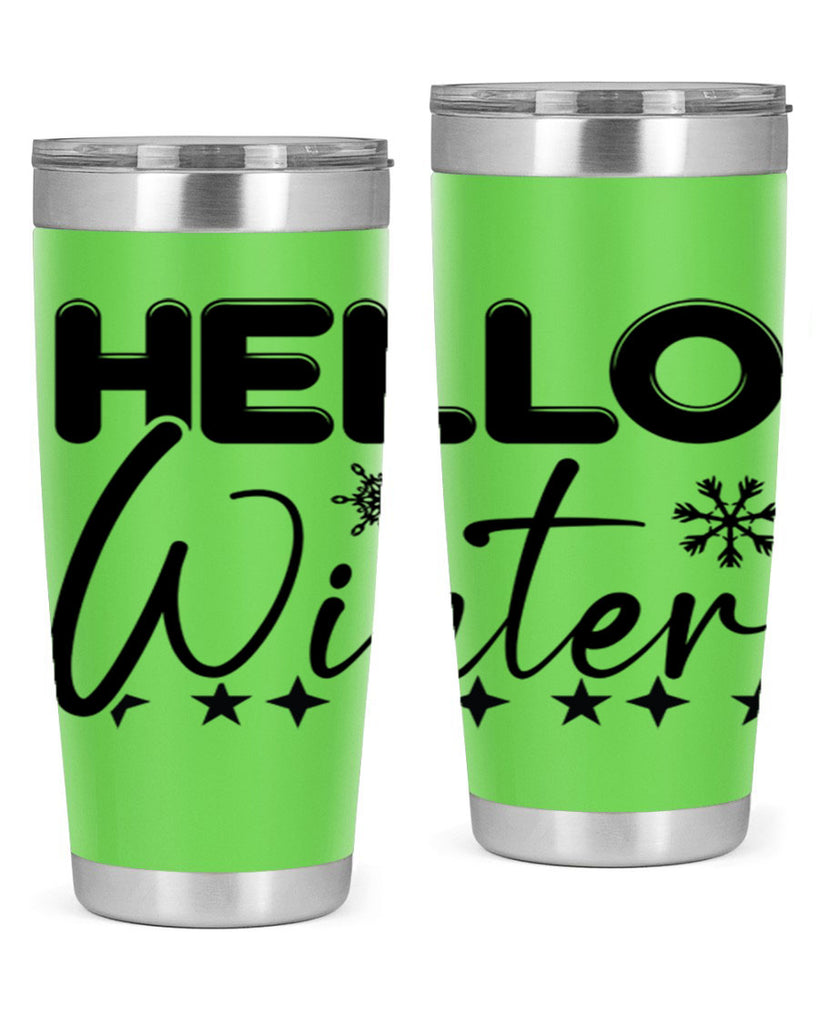 Hello winter 183#- winter- Tumbler