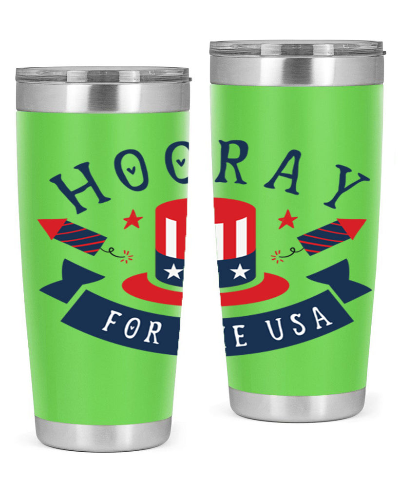 Hooray for the usa Style 42#- Fourt Of July- Tumbler