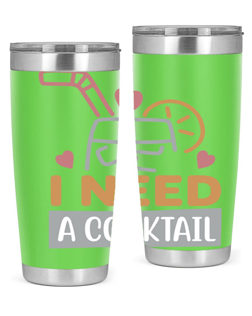 I Need A Cocktail 107#- fashion- Cotton Tank