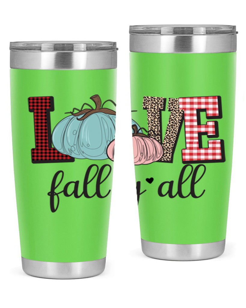 Love Fall Yall 409#- fall- Tumbler