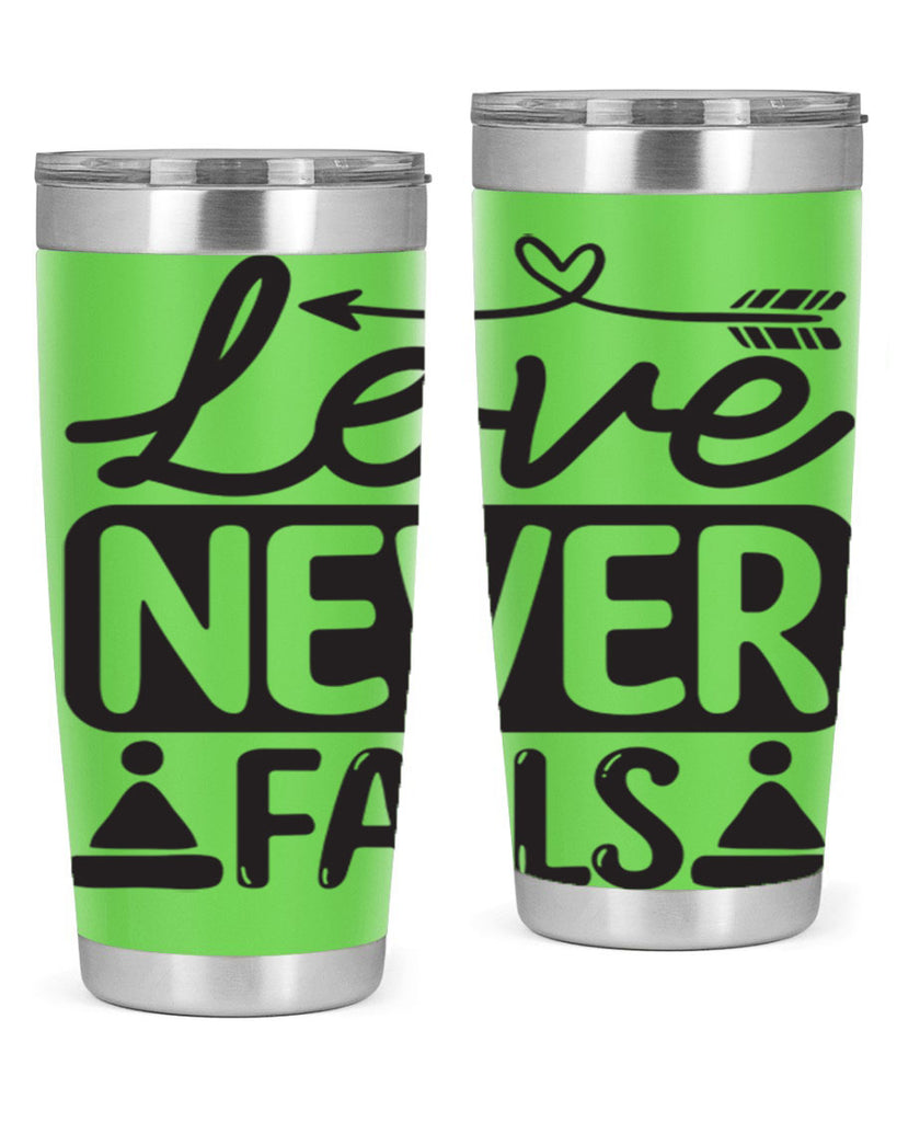Love never fails 317#- winter- Tumbler