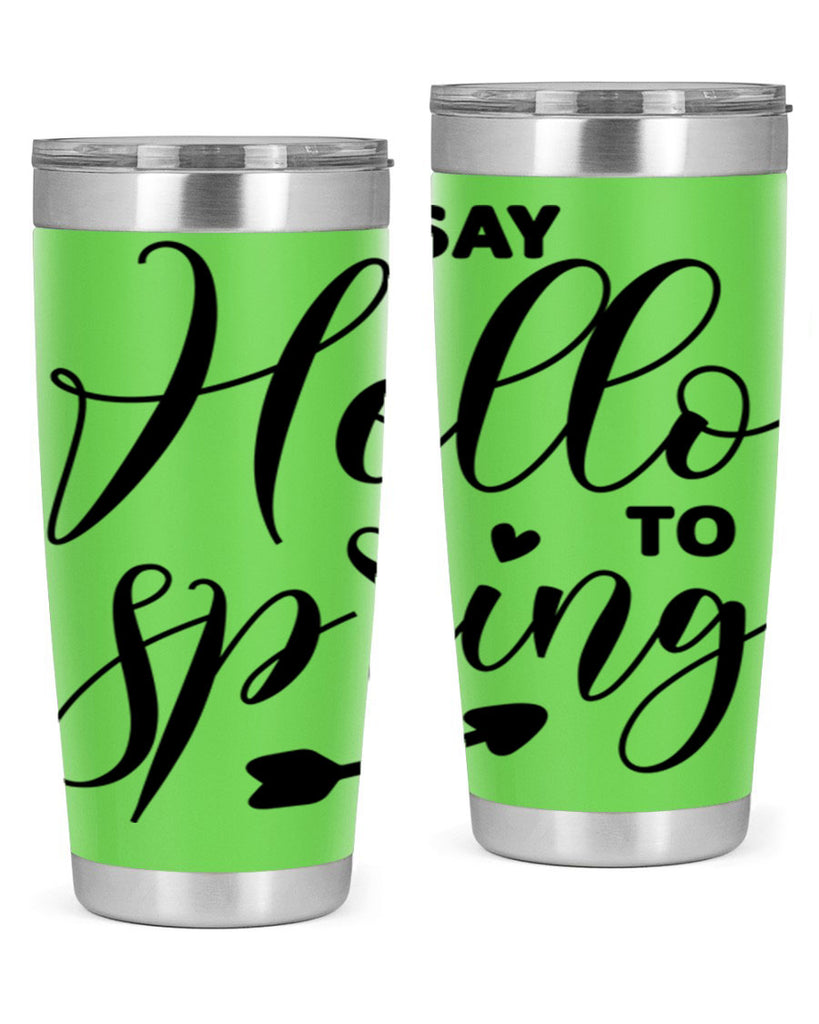 Say Hello to Spring402#- spring- Tumbler