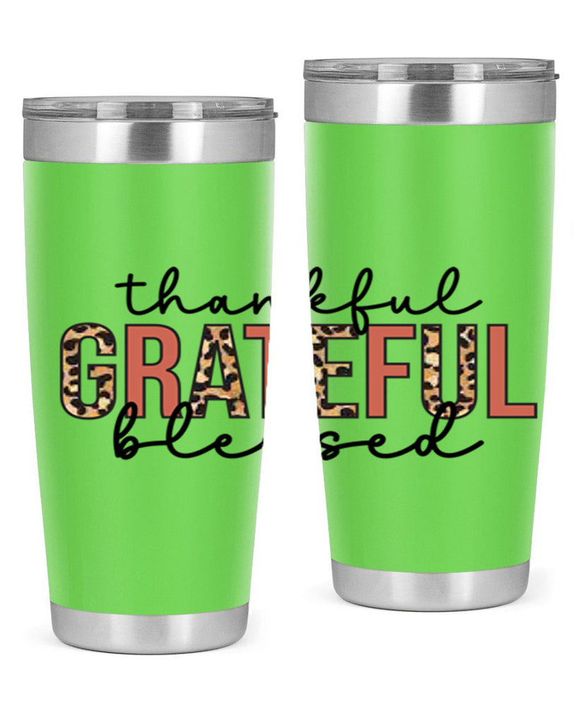 Thankful grateful blessed 602#- fall- Tumbler