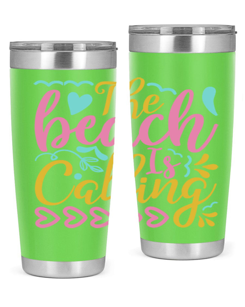 The beach is calling Style 1#- summer- Tumbler
