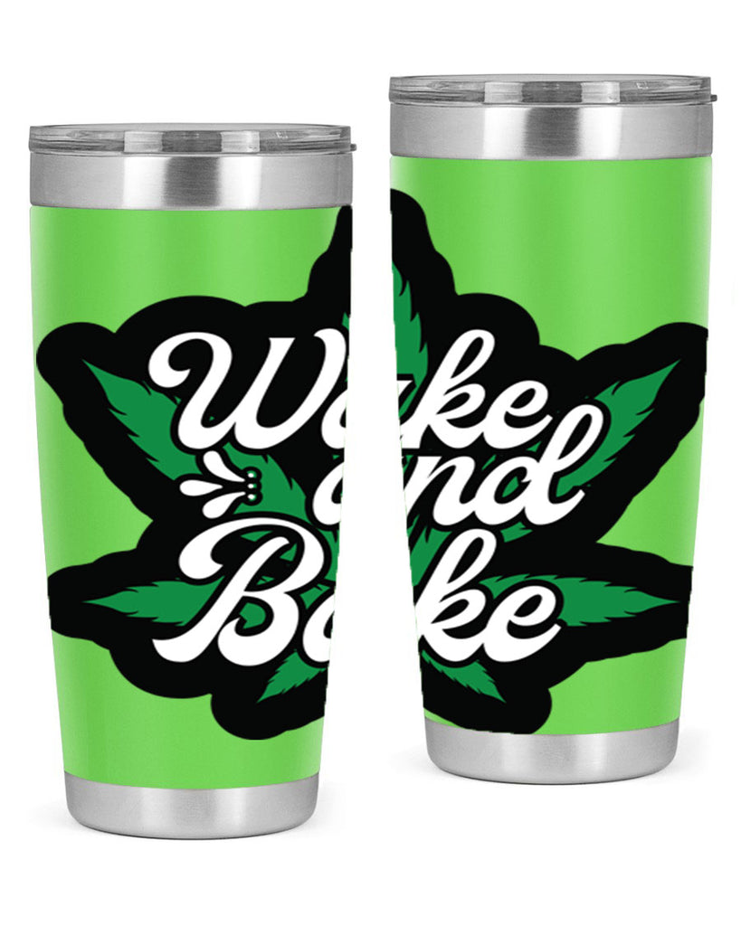 Wake and bake 273#- marijuana- Tumbler