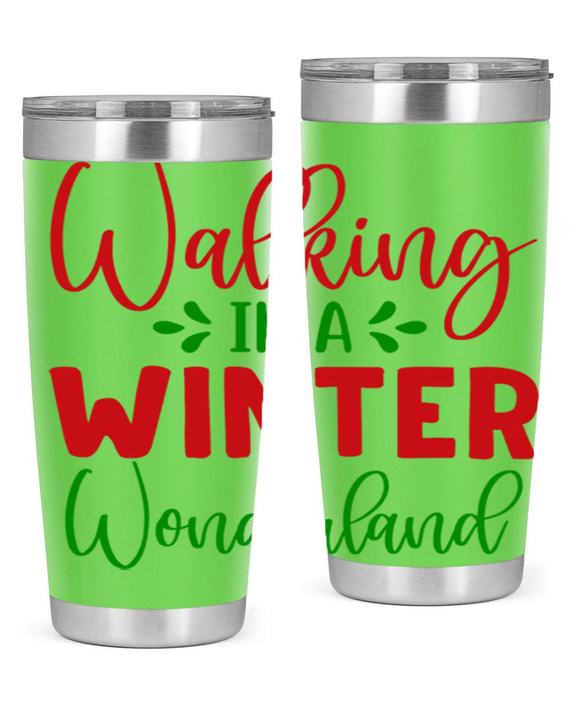Walking in a Winter Wonderland 436#- winter- Tumbler
