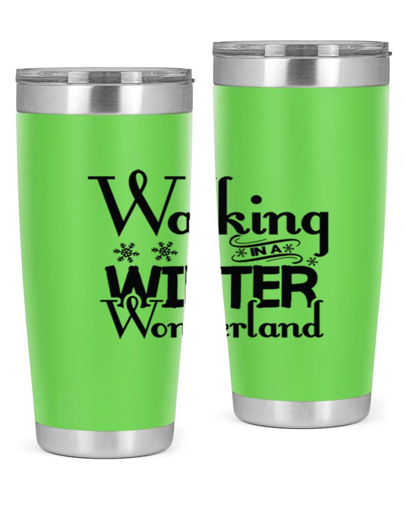 Walking in a Winter Wonderland 437#- winter- Tumbler