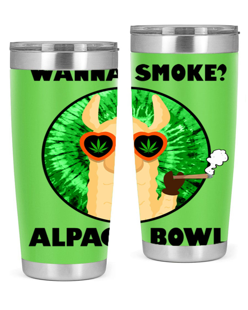 Wanna Smoke Alpaca Bowl 276#- marijuana- Tumbler