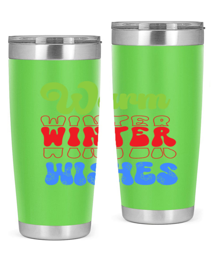 Warm winter wishes 458#- winter- Tumbler