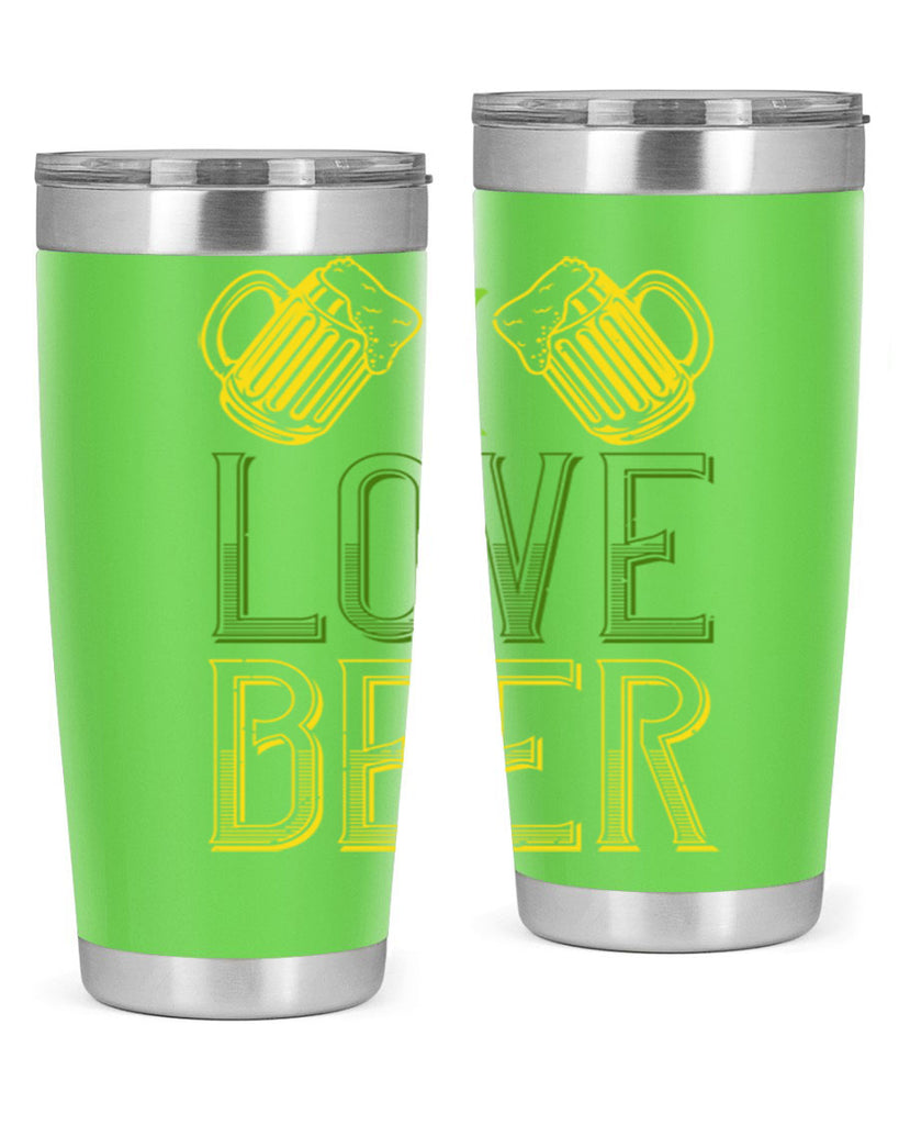 i love beer Style 134#- St Patricks Day- Tumbler