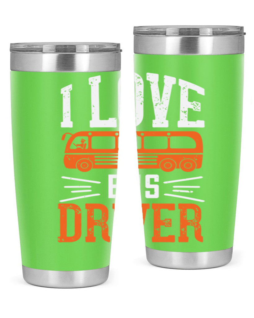 i love bus driver Style 30#- bus driver- tumbler