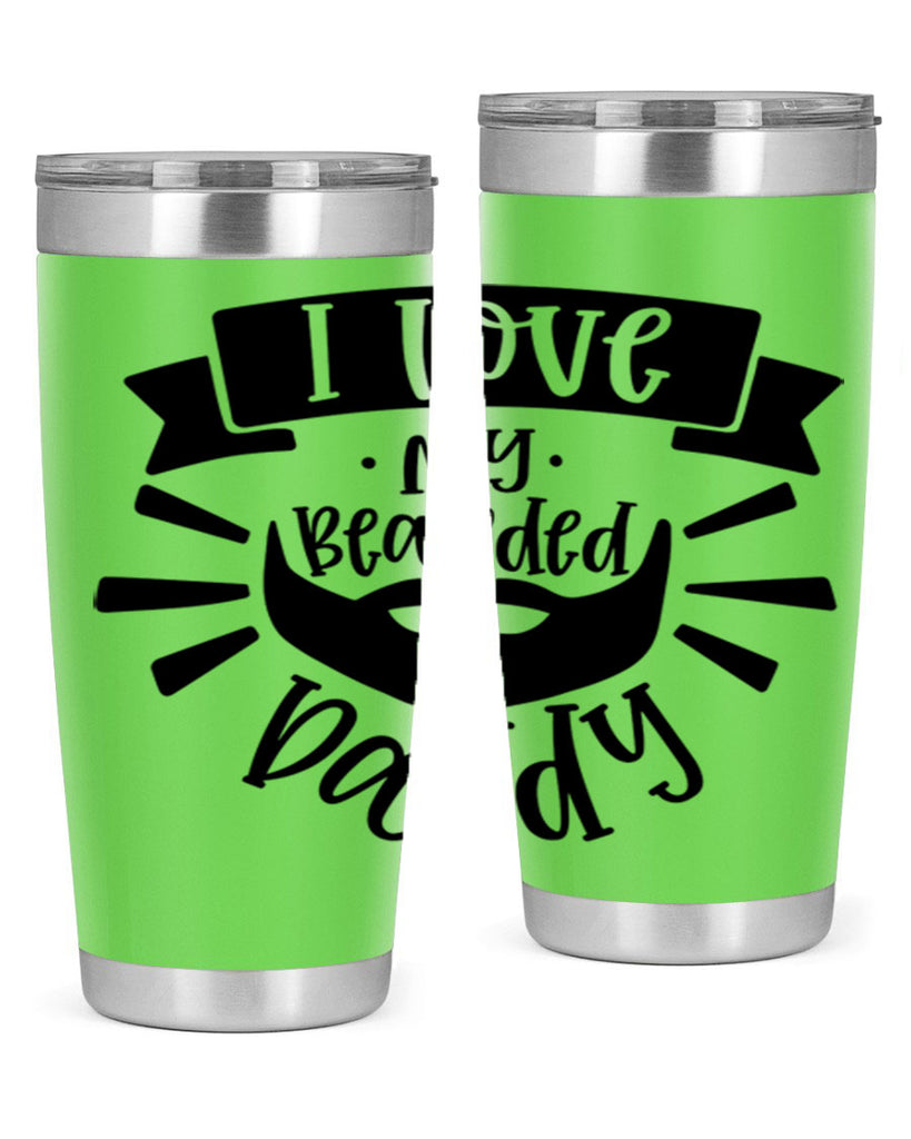 i love my bearded daddy 42#- fathers day- Tumbler