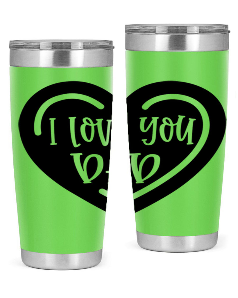 i love you dad 41#- fathers day- Tumbler