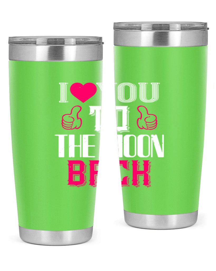 ilove you to the moon beach 49#- valentines day- Tumbler