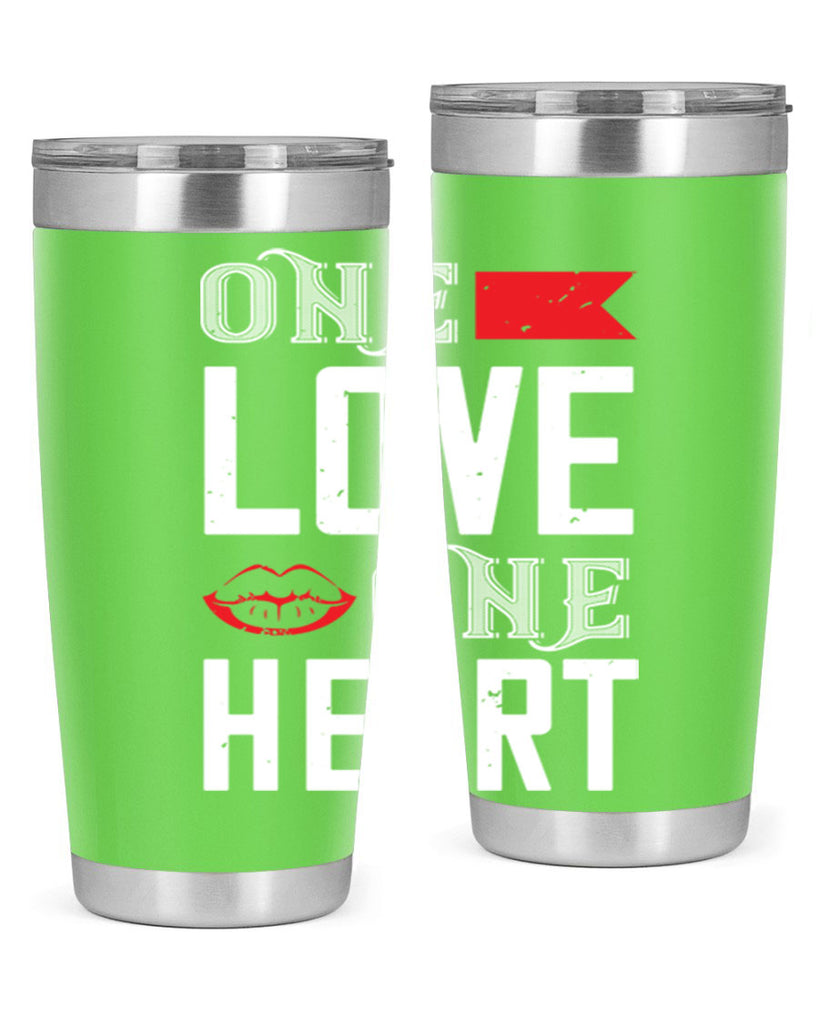 one love one heart 32#- valentines day- Tumbler