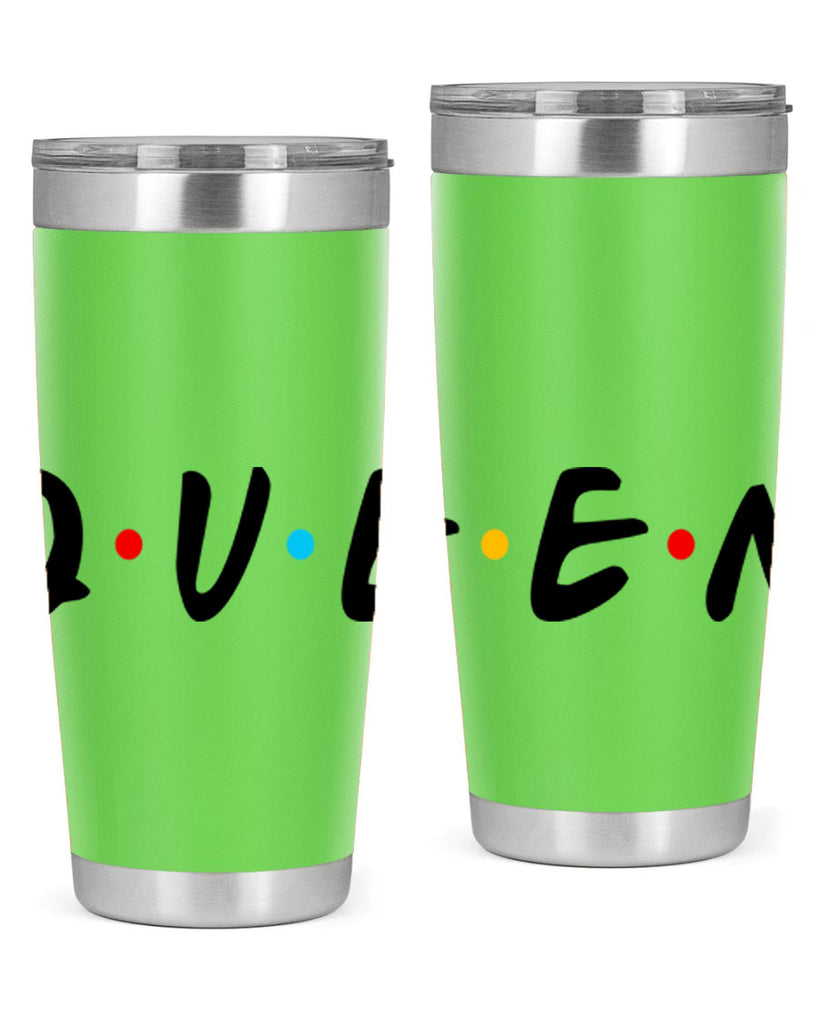 queen friends 49#- black words phrases- Cotton Tank