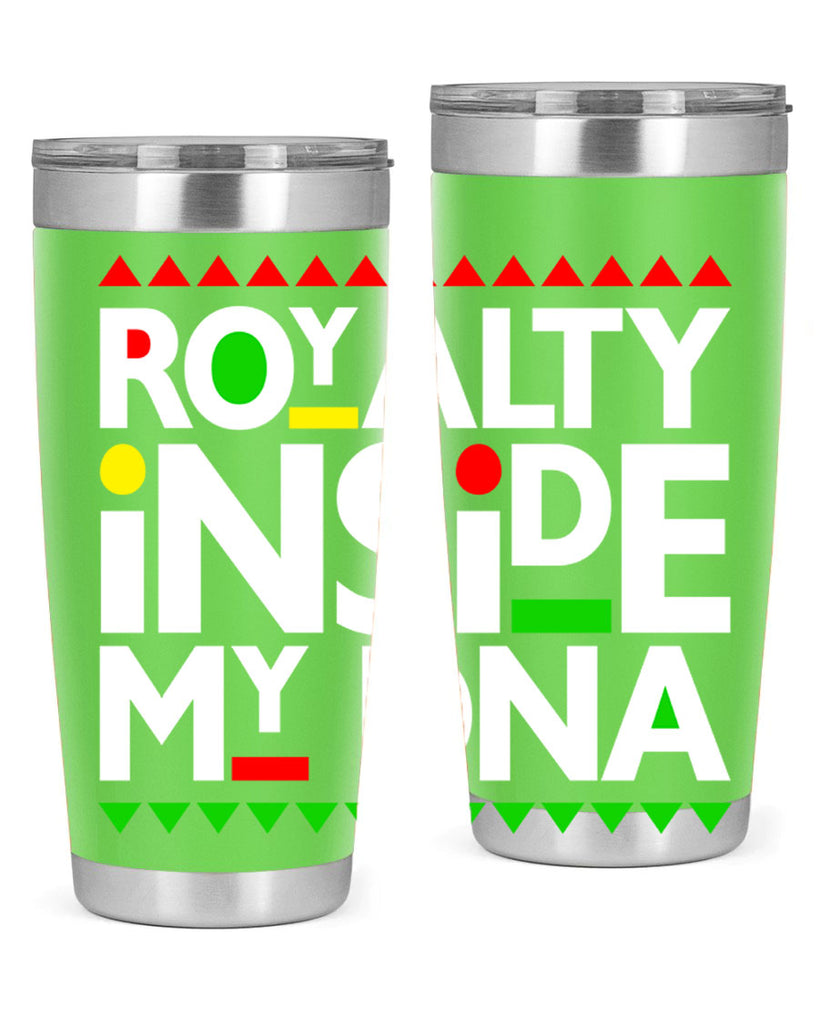 royalty inside my dna 42#- black words phrases- Cotton Tank