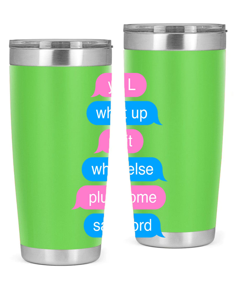 text conversation camron 23#- black words phrases- Cotton Tank