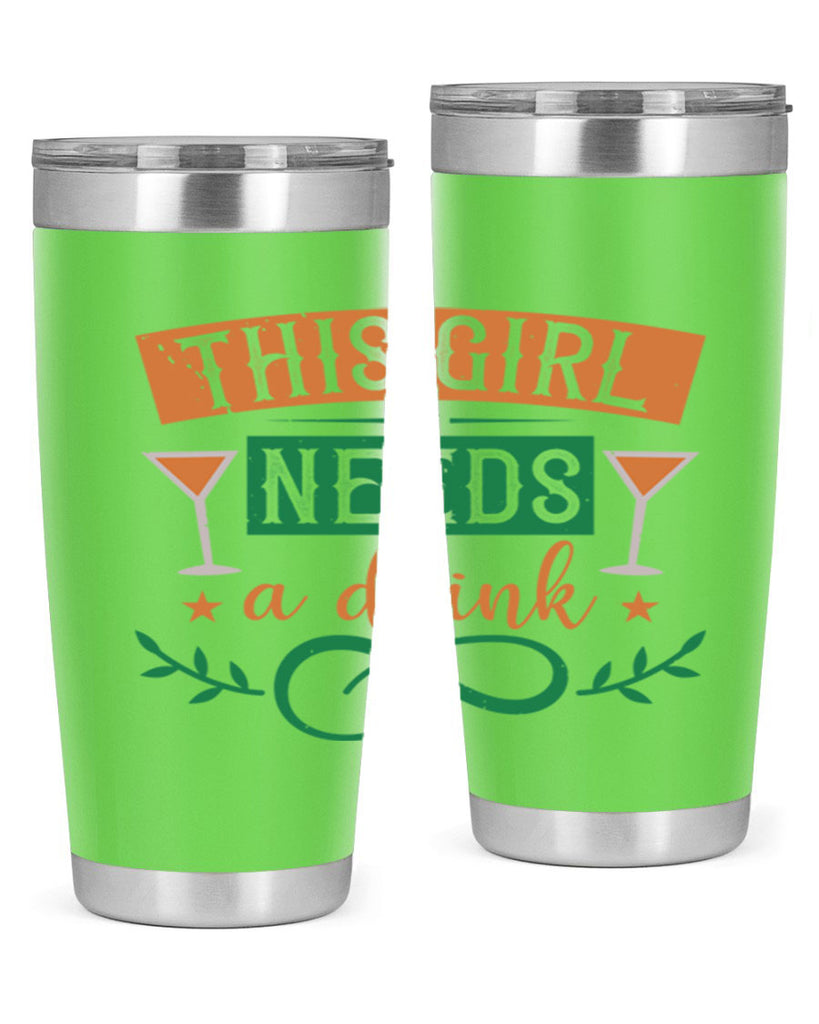 this girl needs a drink 1#- mardi gras- Tumbler