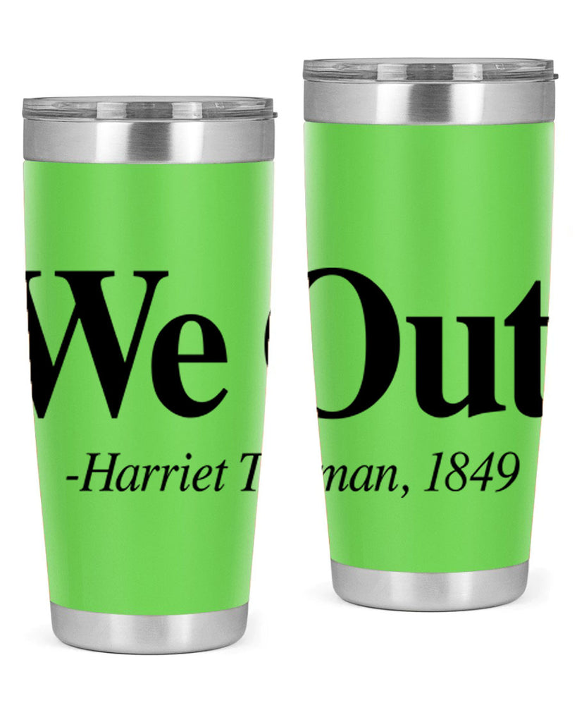 we out harriet tubman 12#- black words phrases- Cotton Tank