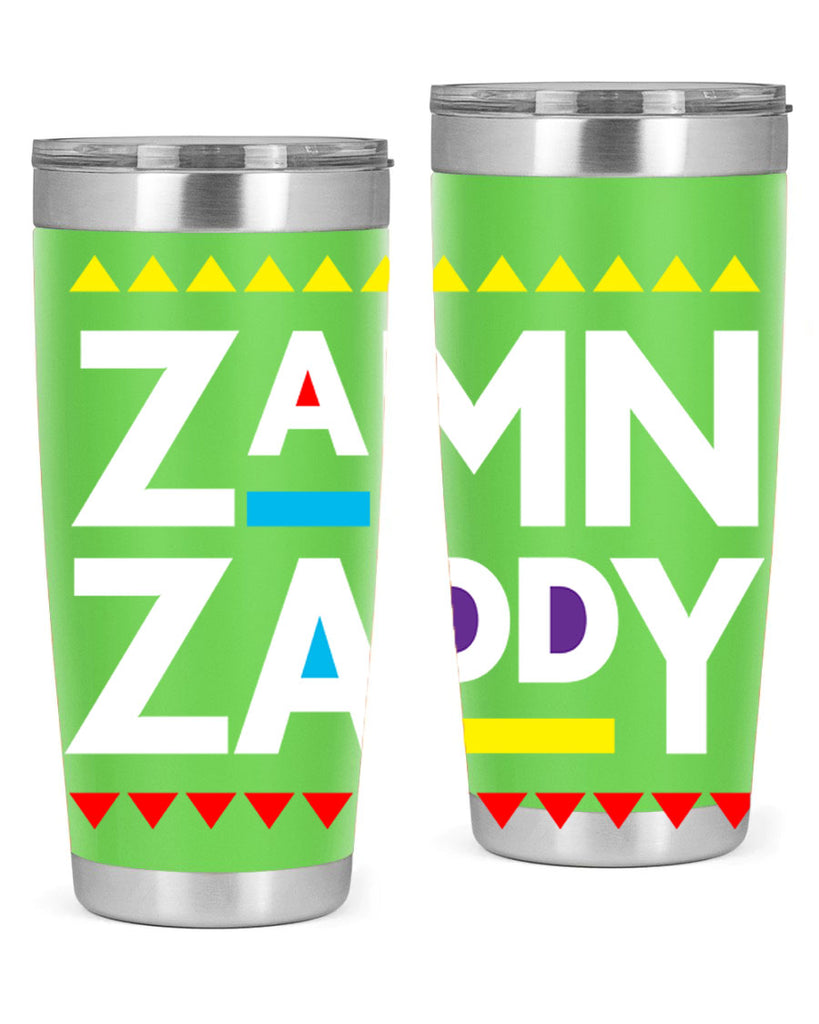 zamn zaddy 1#- black words phrases- Cotton Tank