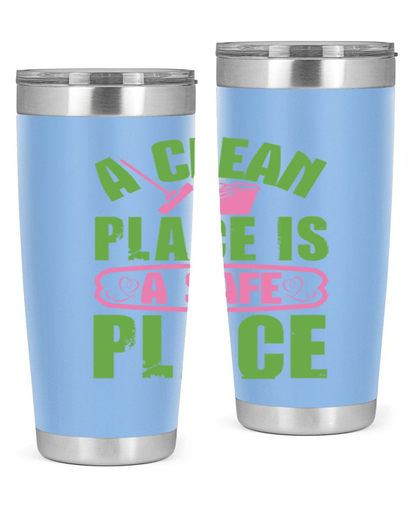 A clean place is a safe place Style 50#- cleaner- Cotton Tank