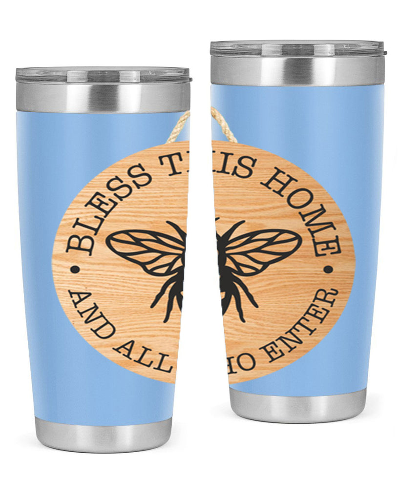 Bless this Home Bee Mockup58#- spring- Tumbler