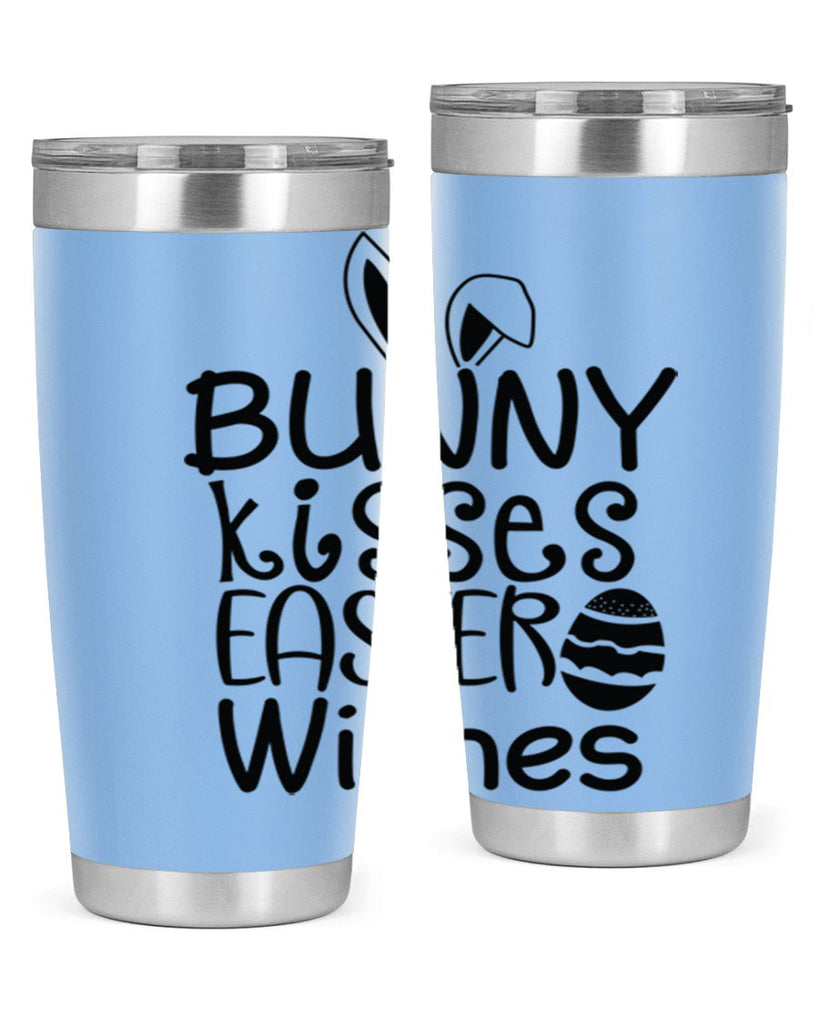 Bunny kisses easter wishes  94#- spring- Tumbler