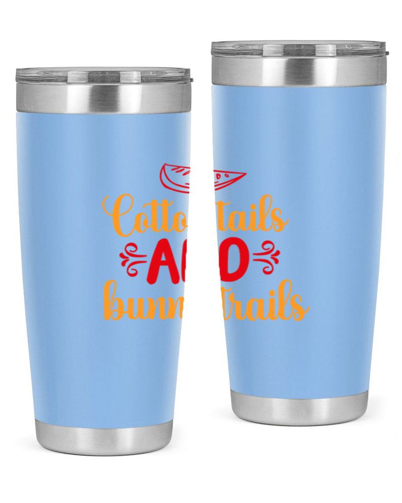Cotton tails and bunny trails 111#- spring- Tumbler