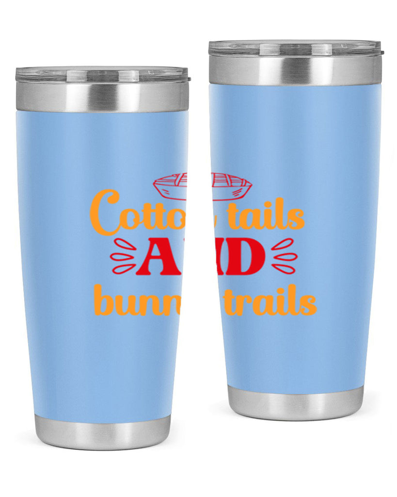 Cotton tails and bunny trails 112#- spring- Tumbler