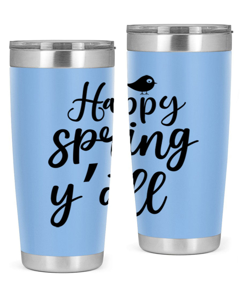 Happy Spring Y'all 167#- spring- Tumbler