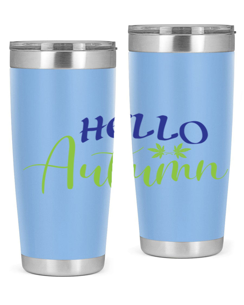 Hello Autumn 271#- fall- Tumbler