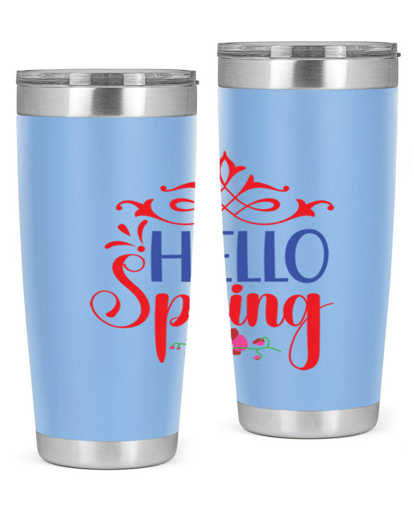 Hello Spring 211#- spring- Tumbler