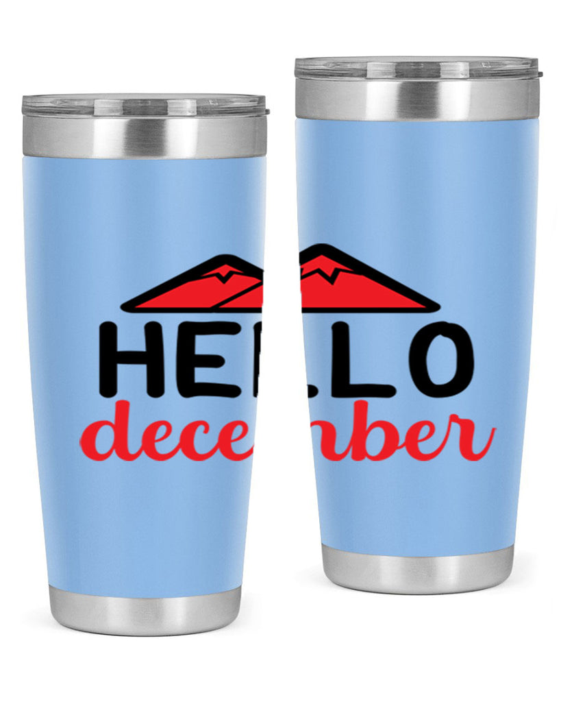 Hello december 160#- winter- Tumbler