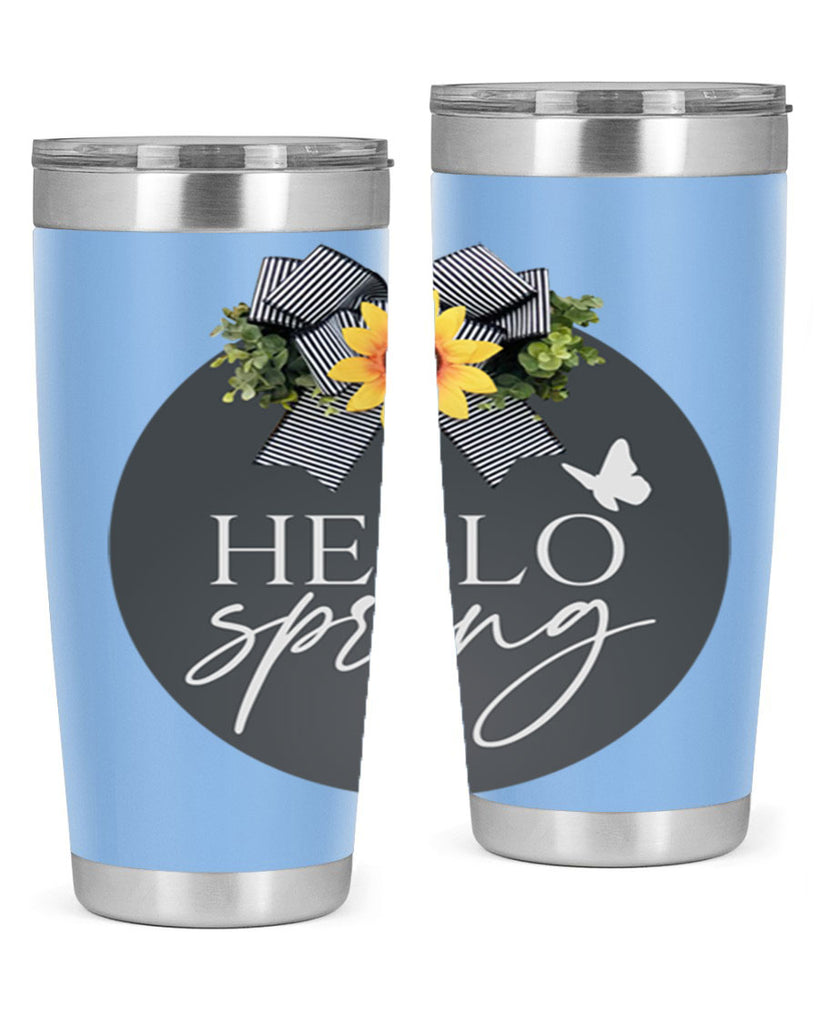 Hello spring butterfly Mockup194#- spring- Tumbler