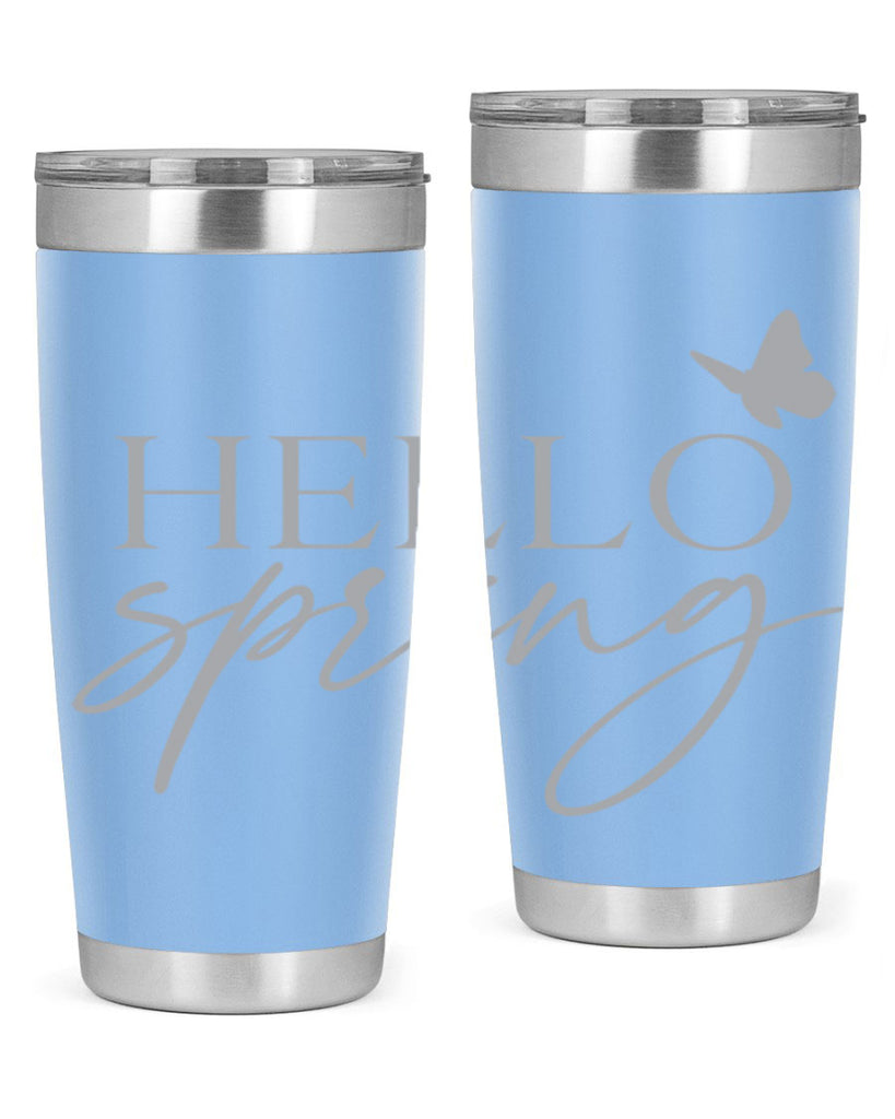 Hello spring butterfly195#- spring- Tumbler