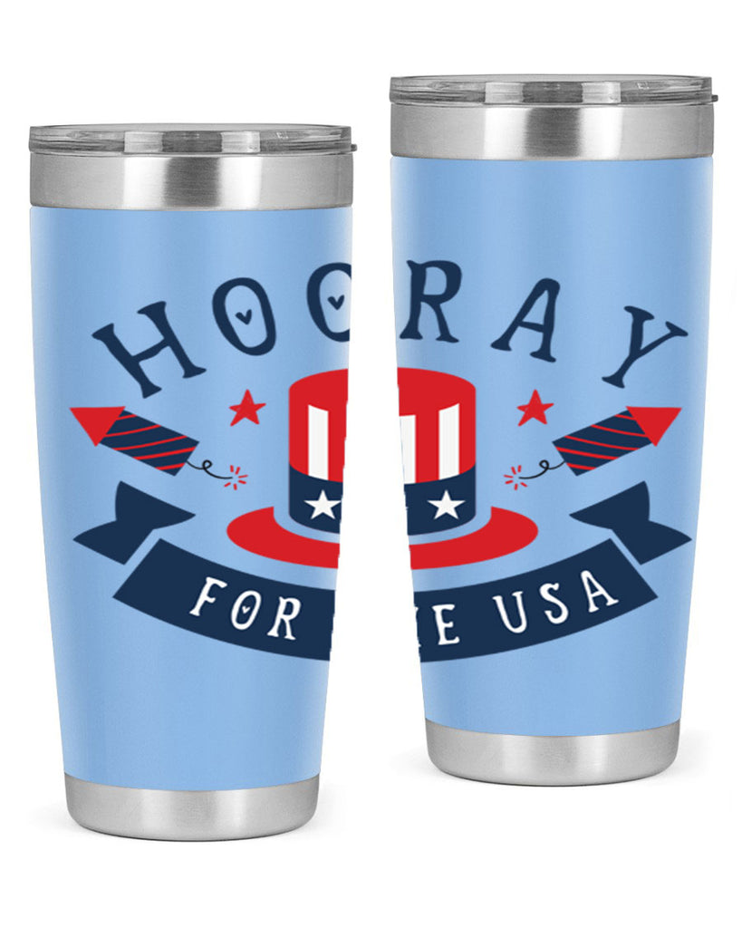 Hooray for the usa Style 42#- Fourt Of July- Tumbler