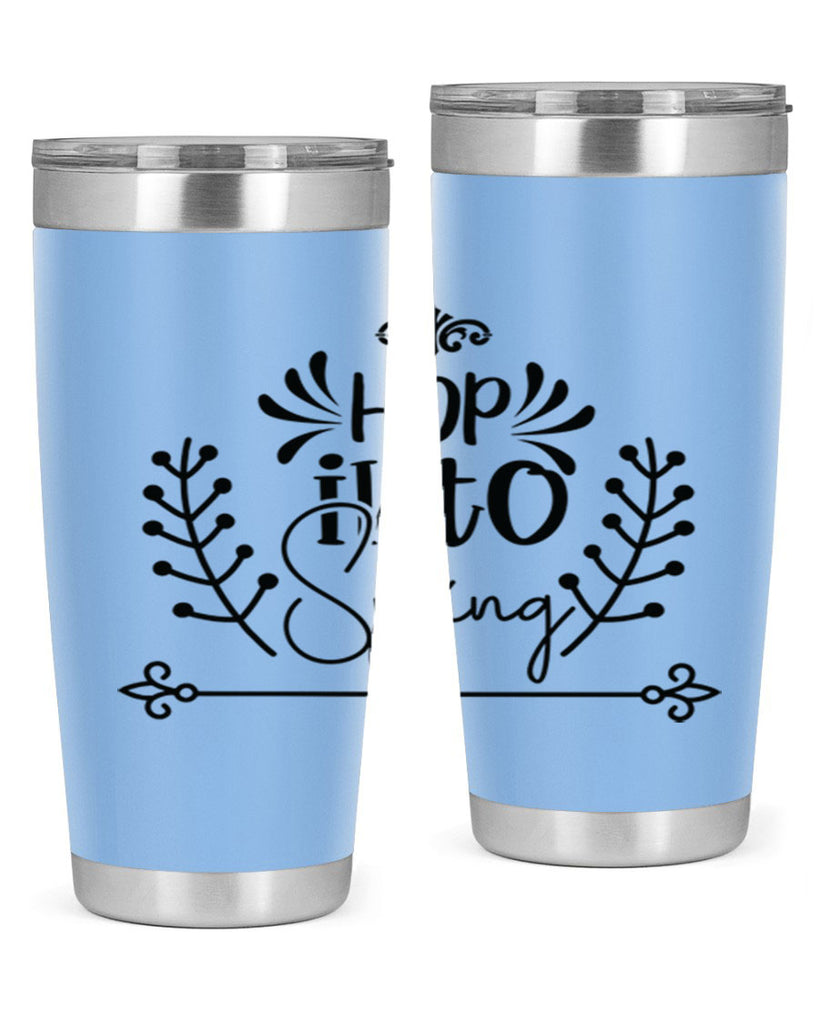 Hop into Spring 248#- spring- Tumbler