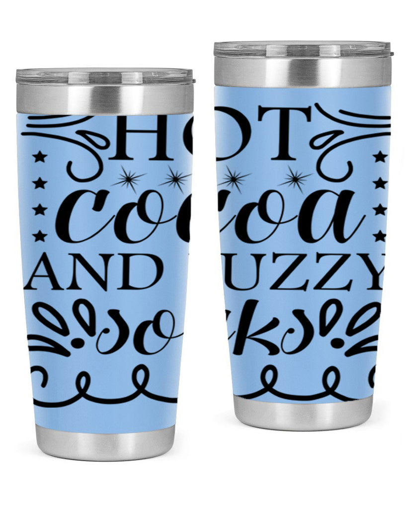 Hot Cocoa and Fuzzy Socks 217#- winter- Tumbler