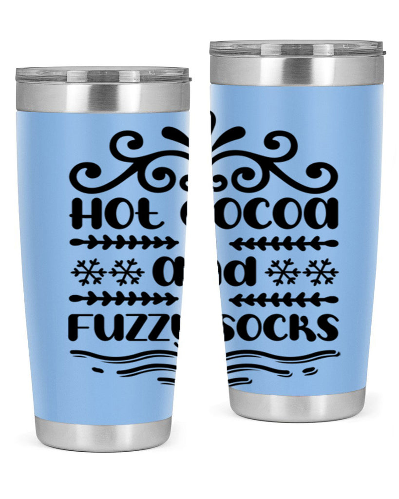 Hot Cocoa and Fuzzy Socks 219#- winter- Tumbler