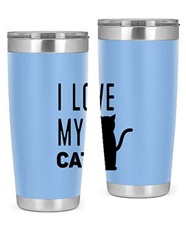 I Love My Cat Style 57#- cat- Tumbler