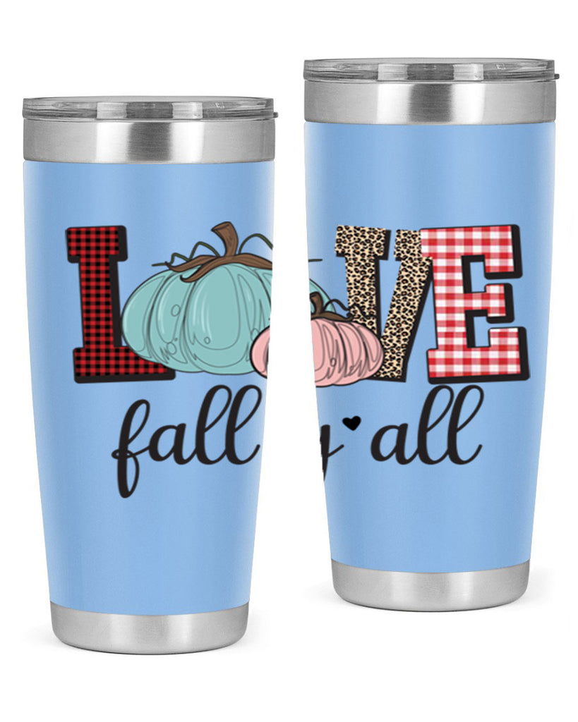 Love Fall Yall 409#- fall- Tumbler